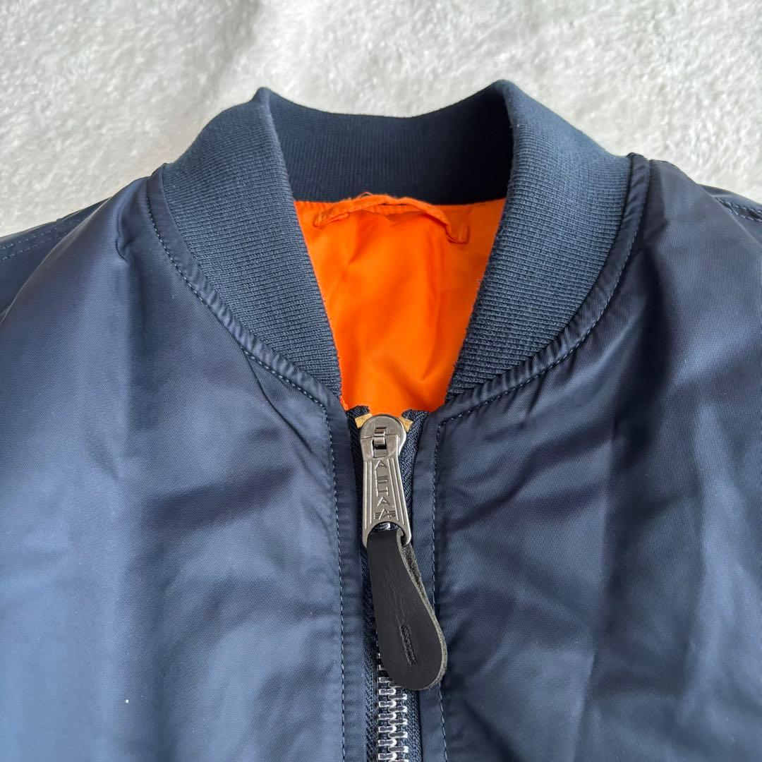 ✨️美品✨️ ALPHA INDUSTRIES MA-1 ネイビー Lサイズ 紺