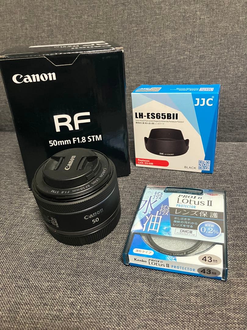 Canon RF 50mm F1.8 STM レンズセット