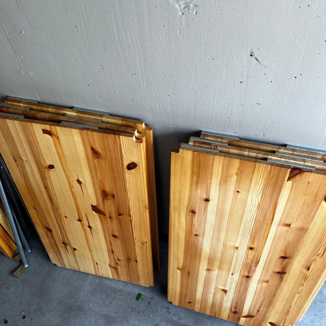 美品★無印 パイン材ユニットシェルフ・ワードローブ ２個セット