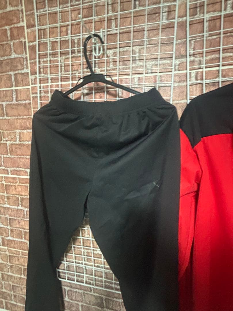 Mizuno ジャージ上下セット レッド/ブラック サウナスーツ