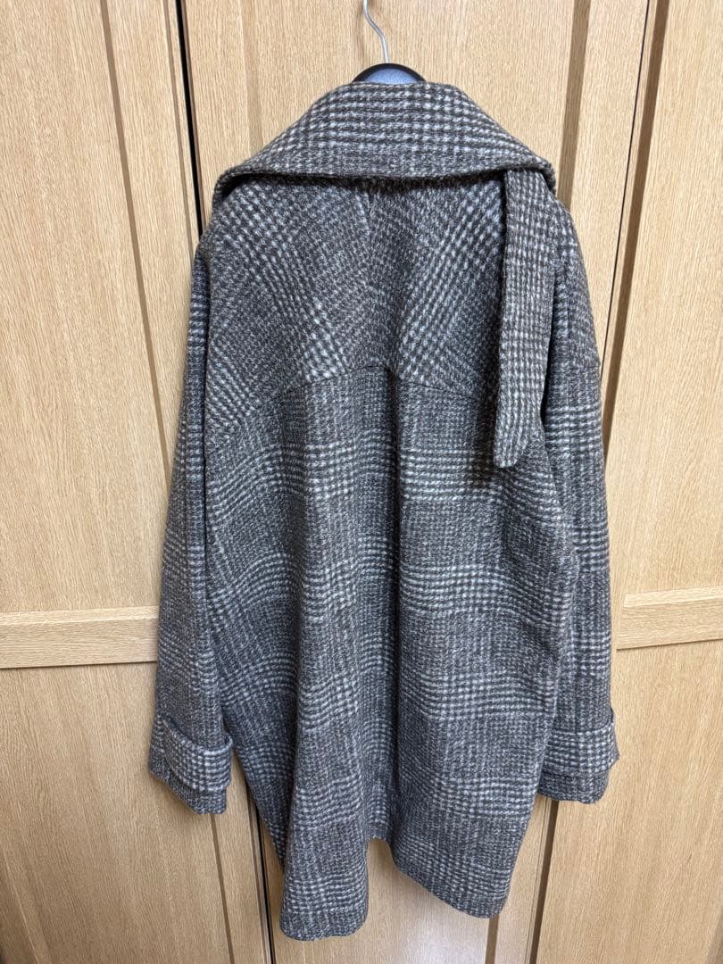 【Spick and Span】Wスライバーチェックハーフコート