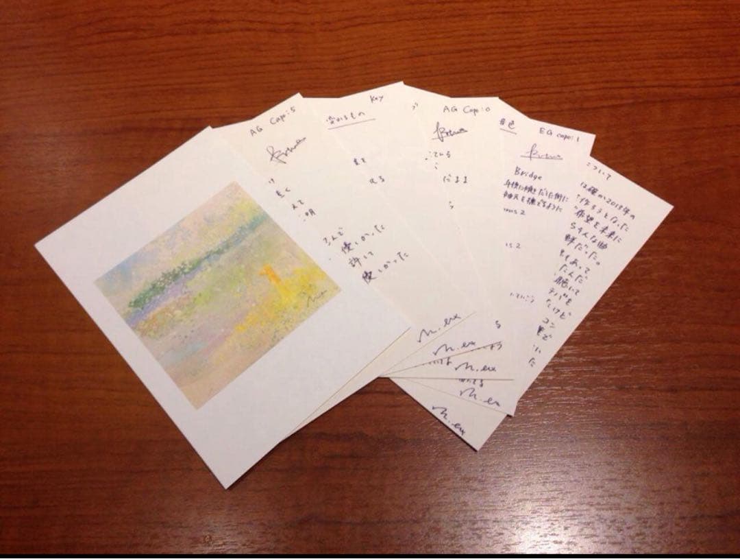 mol-74 リリックカード、ポストカード