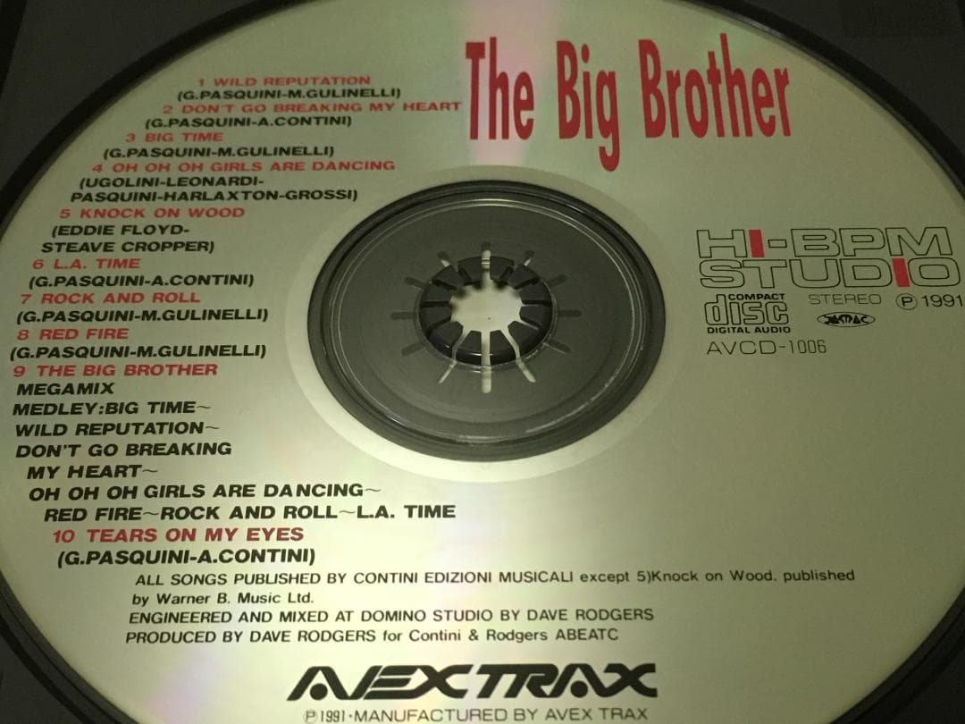 洋楽 THE BIG BROTHER / DAVE RODGERS