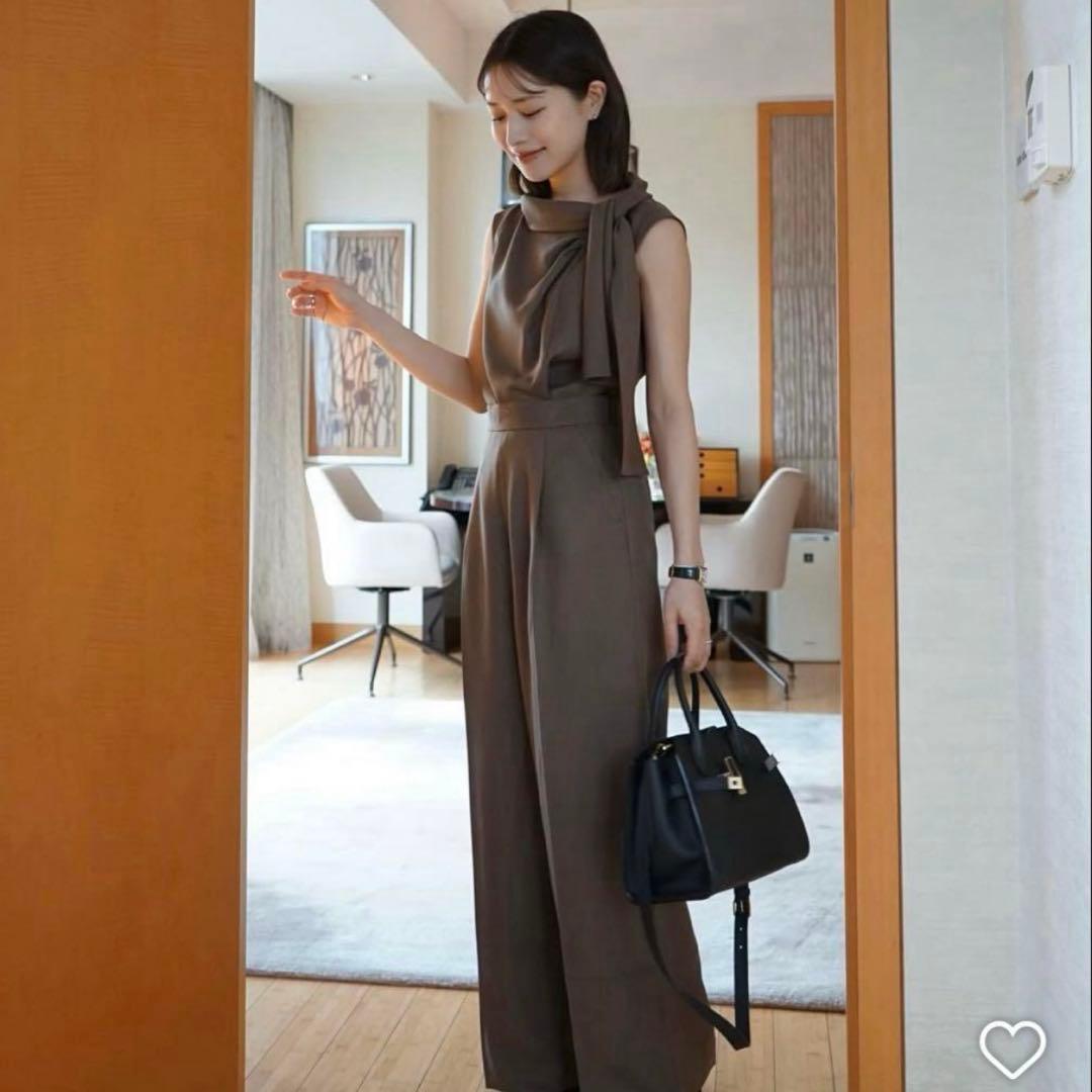 laubeblanc◆Side Bow-tie Combinaison