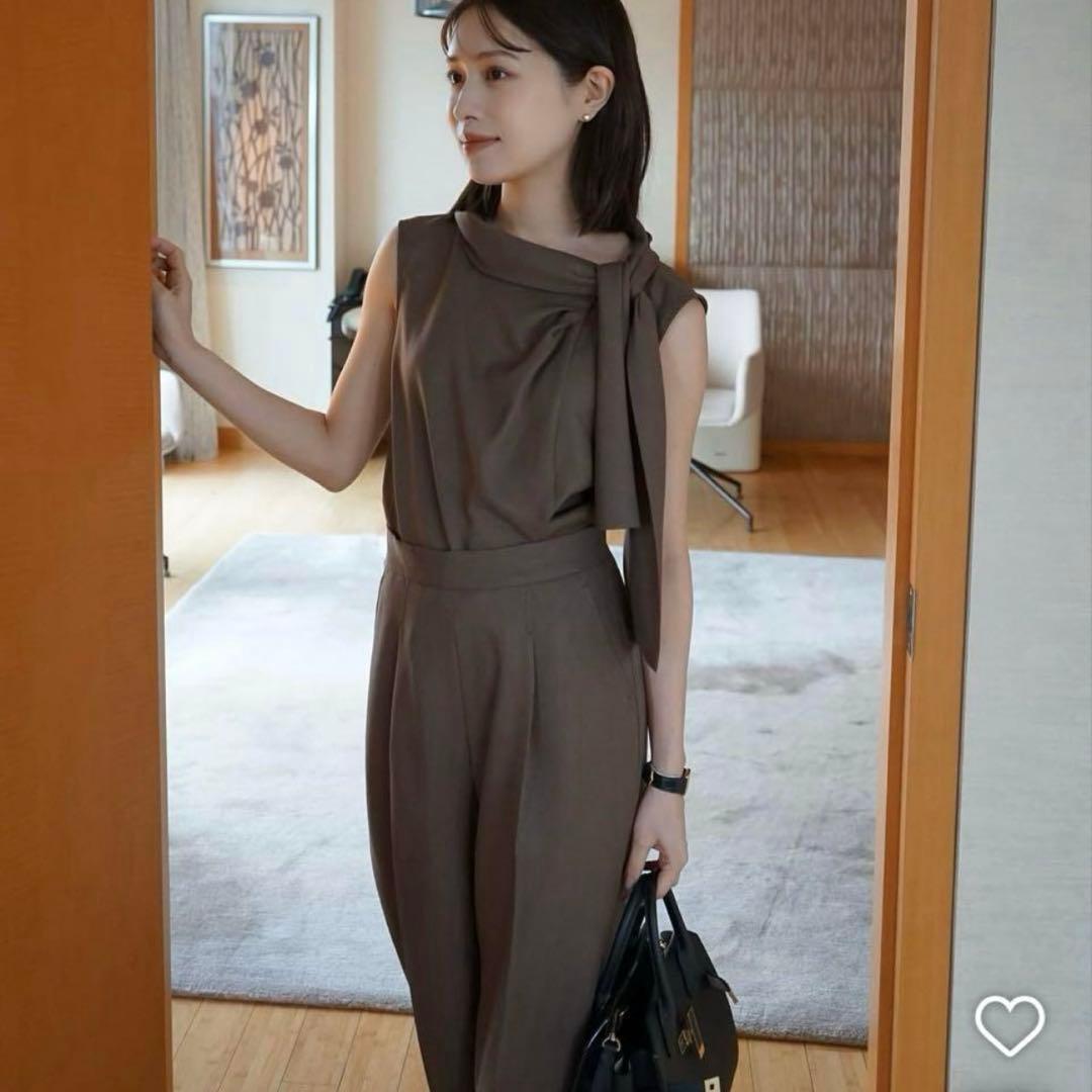 laubeblanc◆Side Bow-tie Combinaison