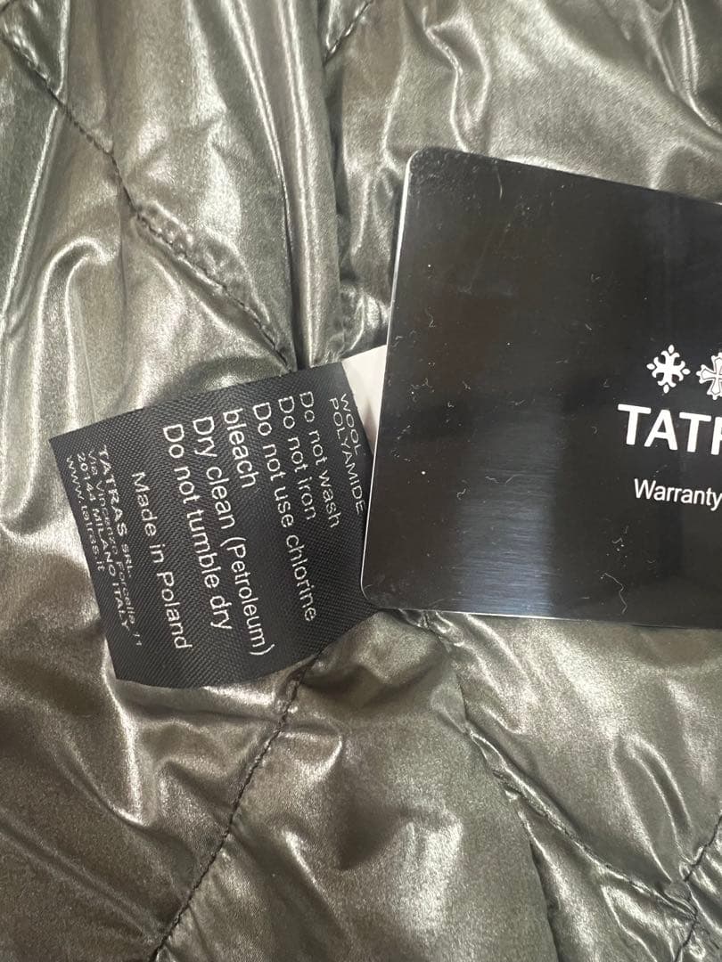 TATRAS ウールダウンピーコート グレー サイズ04