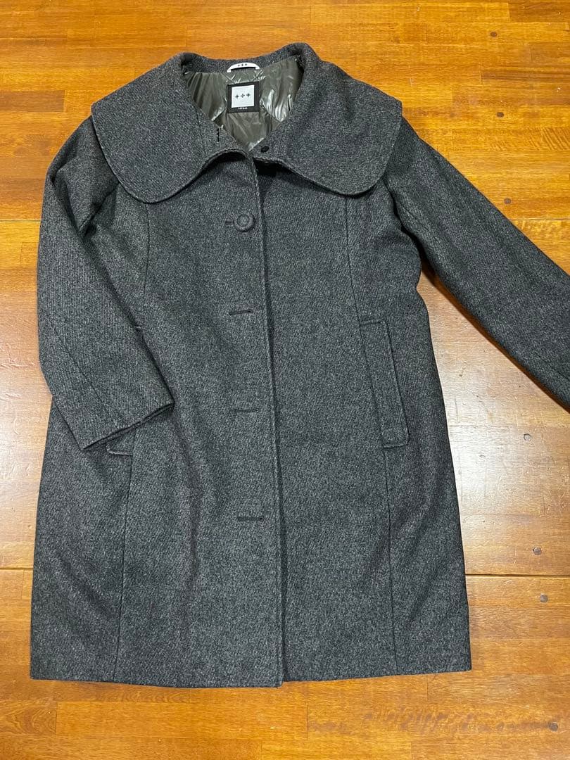 TATRAS ウールダウンピーコート グレー サイズ04