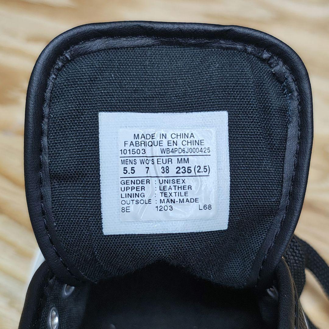 US企画　コンバース　ジャックパーセル　レザー　ブラック　シボ革　希少