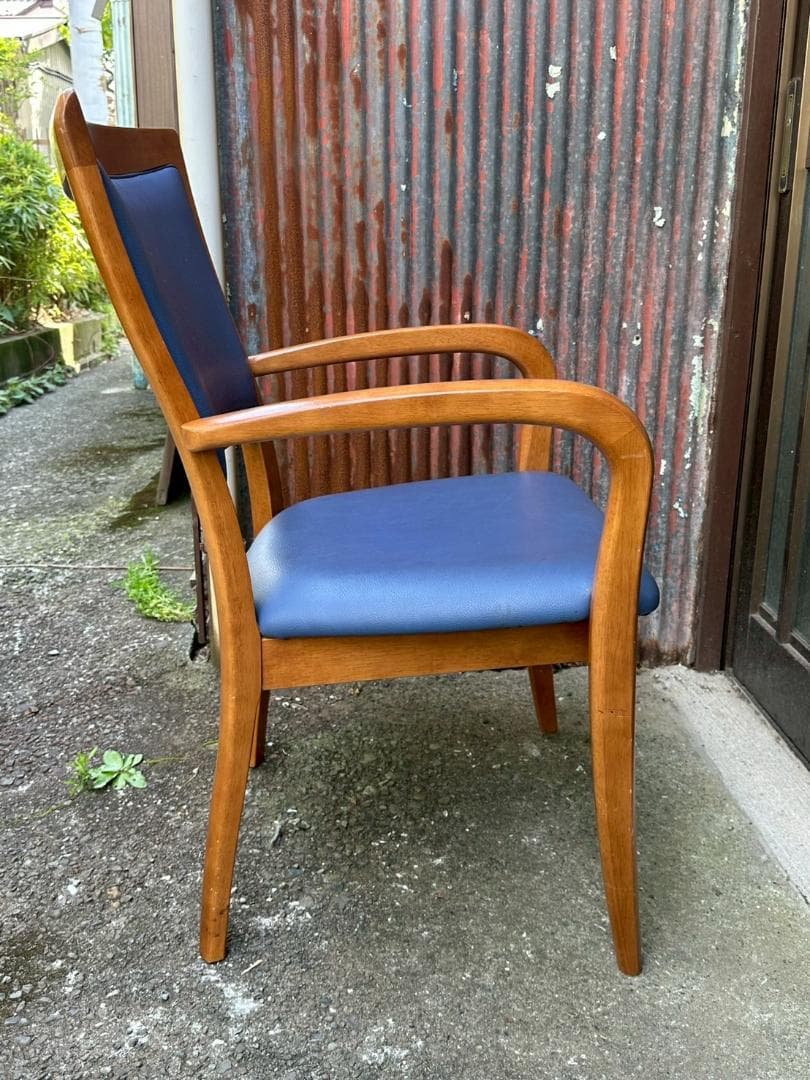 ⑤　karimoku　カリモク　ダイニングチェア　インテリア　レトロ家具