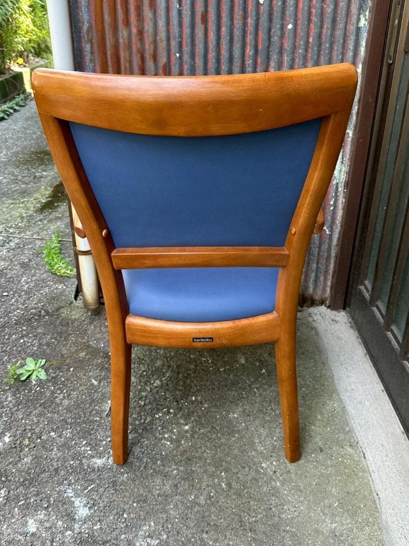 ⑤　karimoku　カリモク　ダイニングチェア　インテリア　レトロ家具