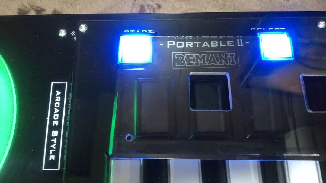 ビートマニア Rainbowportable 虹コン三和ボタン 静音化 RGB