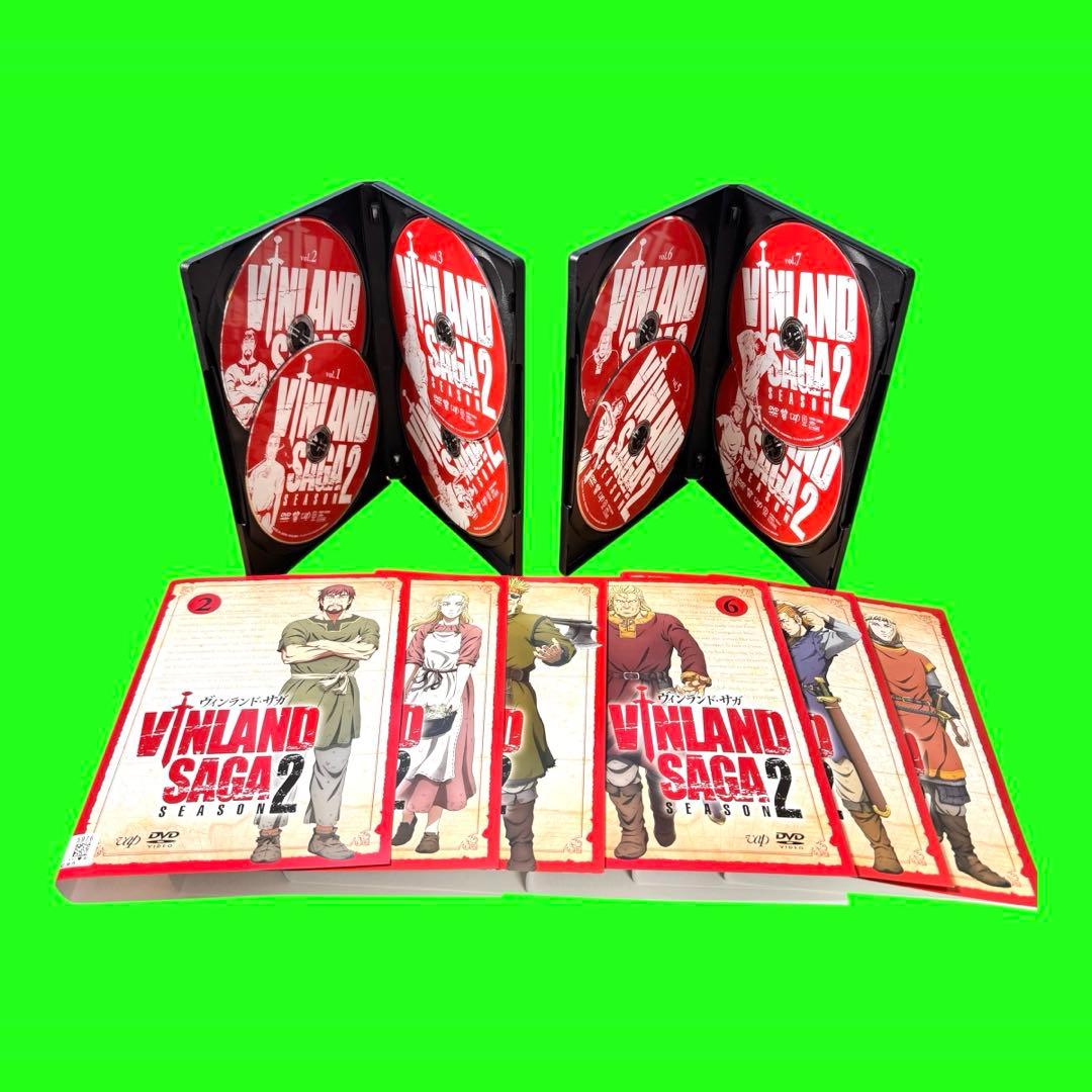 ケース付　ヴィンランド・サガ　DVD 1期　全8巻　+ 2期　全8巻　全巻セット