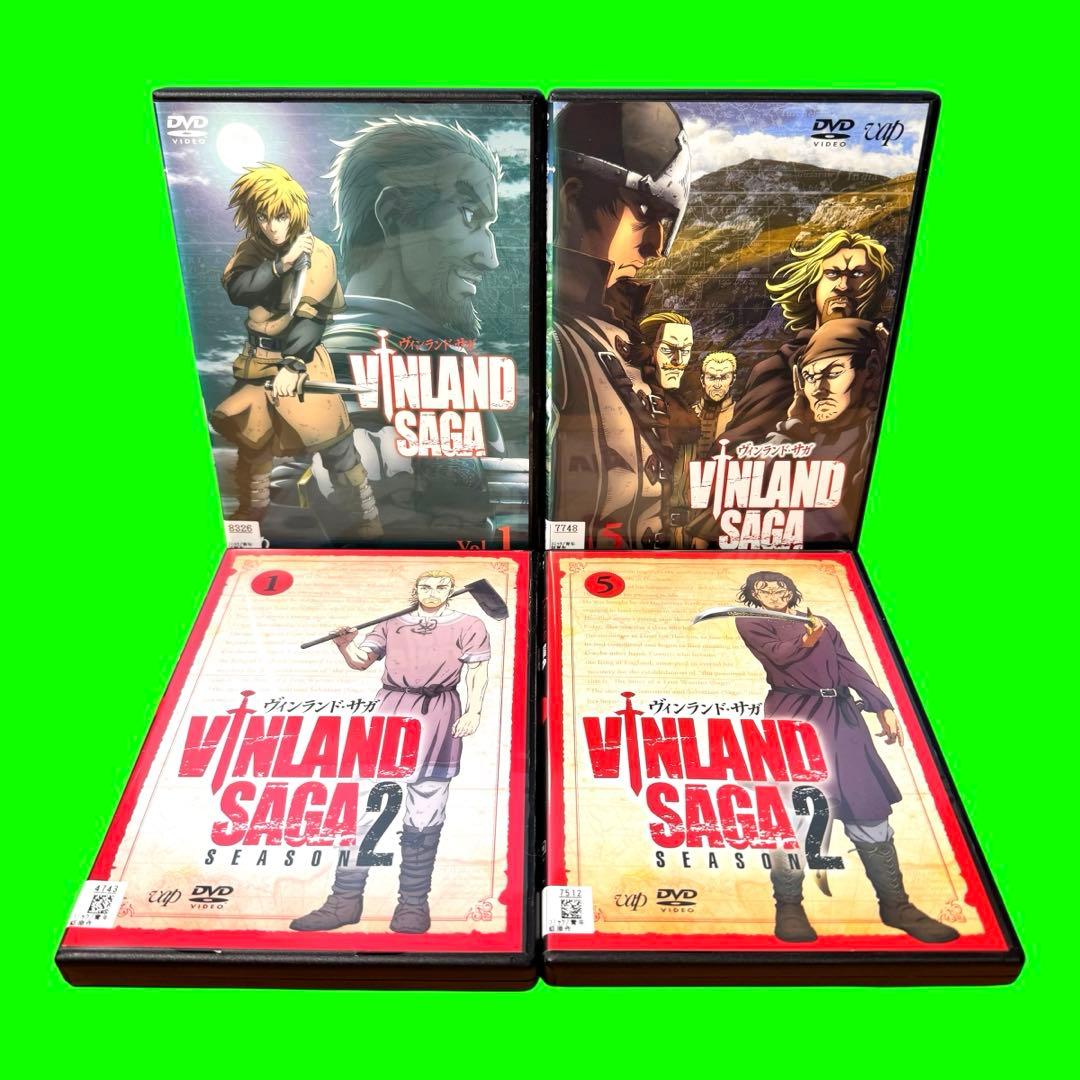 ケース付　ヴィンランド・サガ　DVD 1期　全8巻　+ 2期　全8巻　全巻セット
