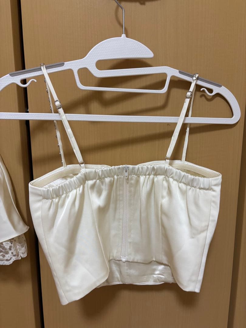 ROBE de FLEURS ドレス　アイボリー　Sサイズ