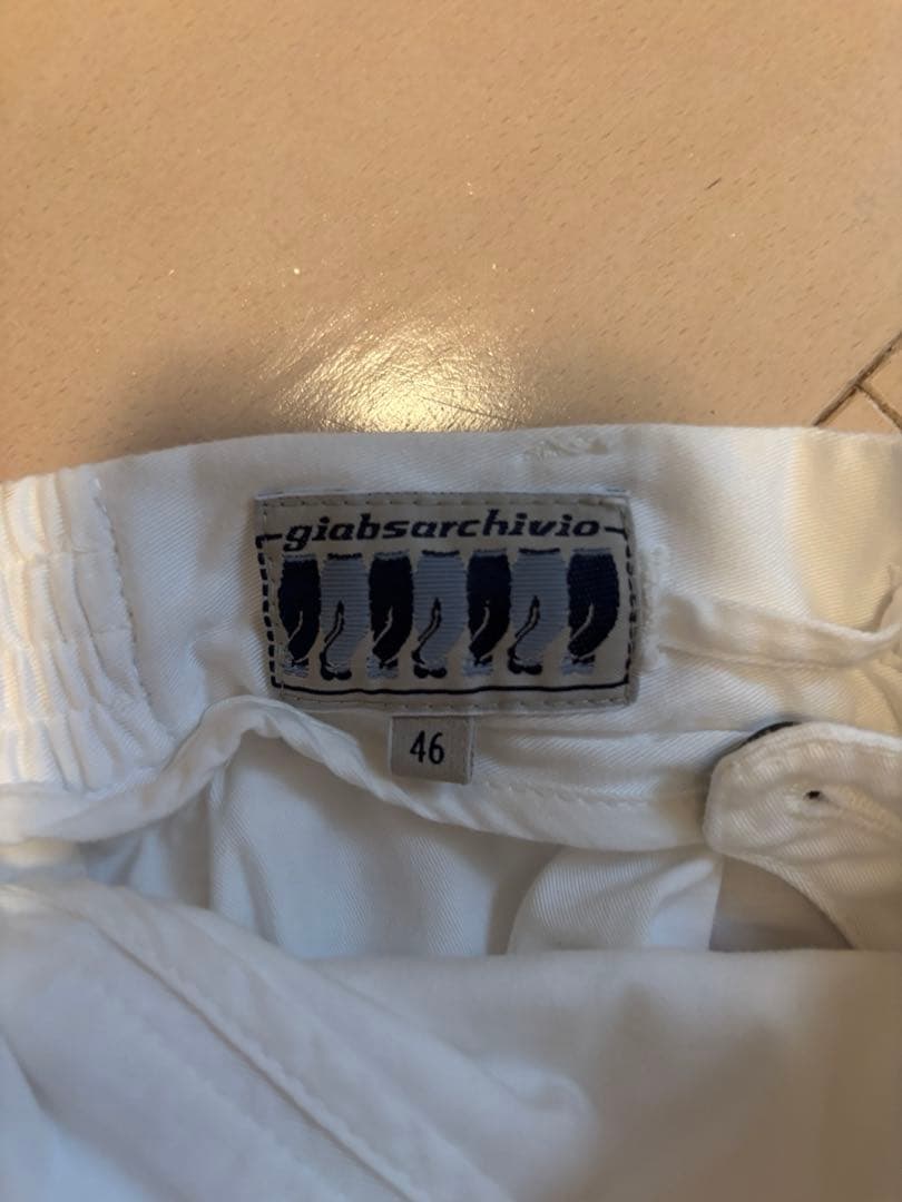 giab's ARCHIVIO ショートパンツ　46 ホワイト