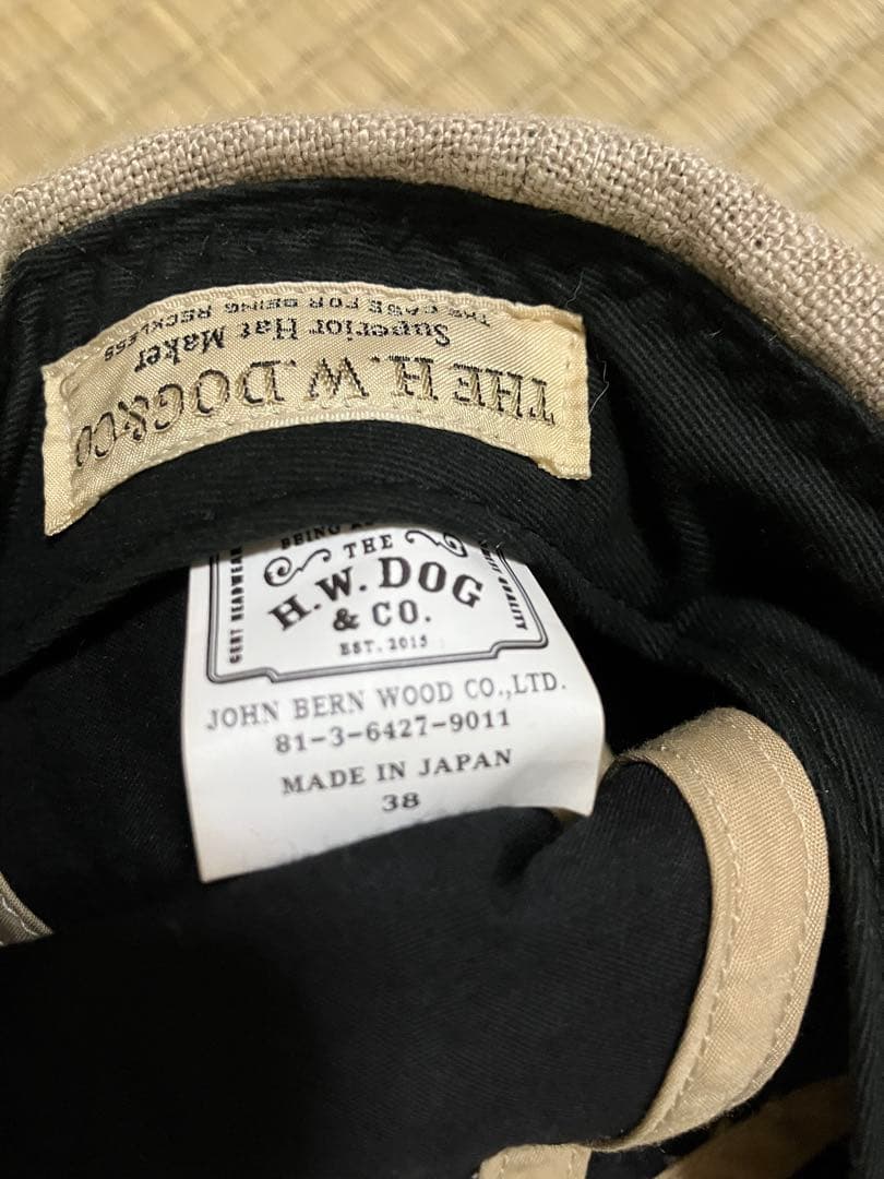 THE H.W.DOG&CO. キャスケット 38