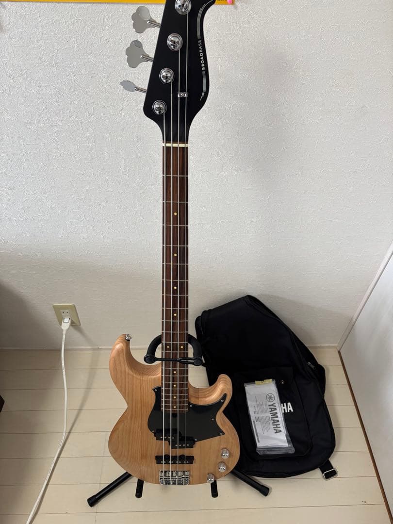 Yamaha エレキベース ナチュラルウッド 初心者セット
