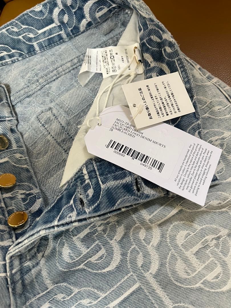 未使用 CASABLANCA Casablanca カサブランカ デニム 短パン