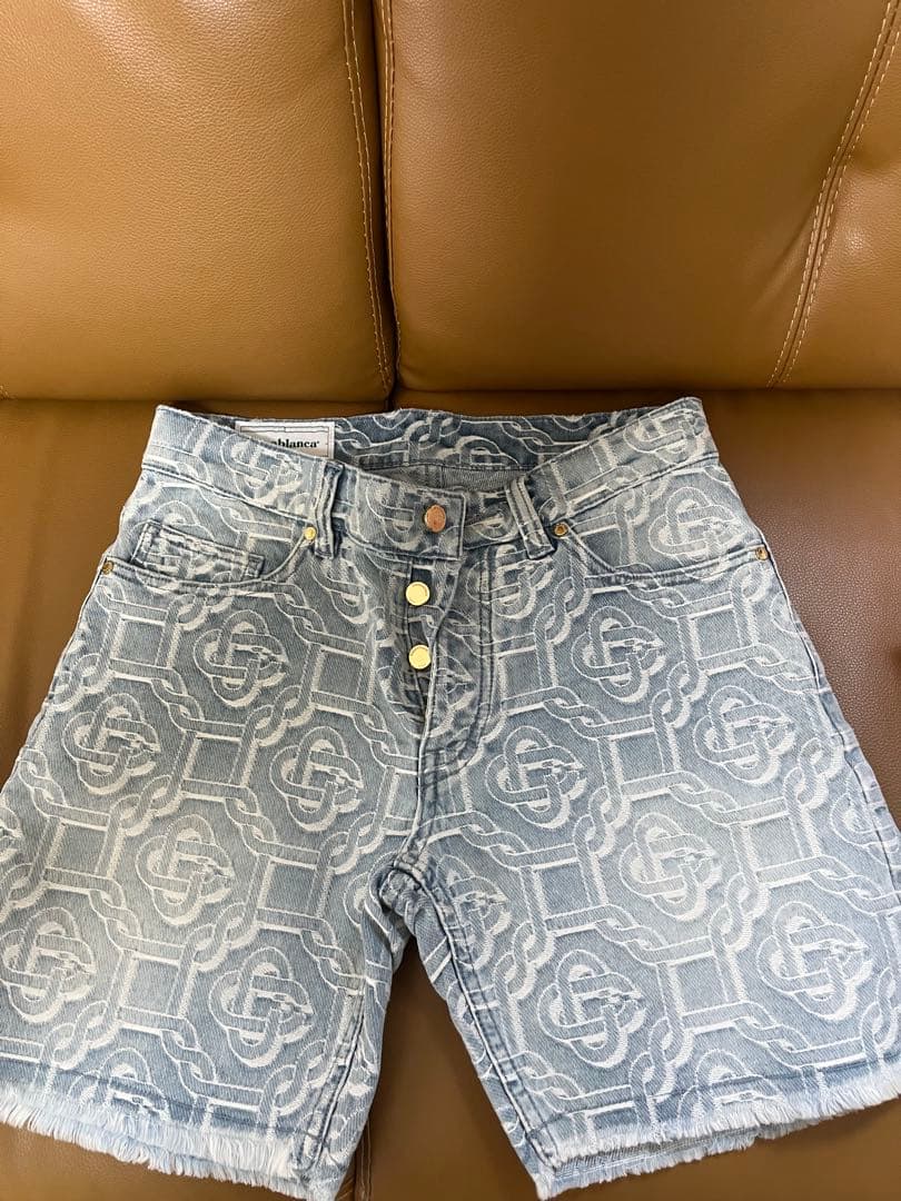 未使用 CASABLANCA Casablanca カサブランカ デニム 短パン