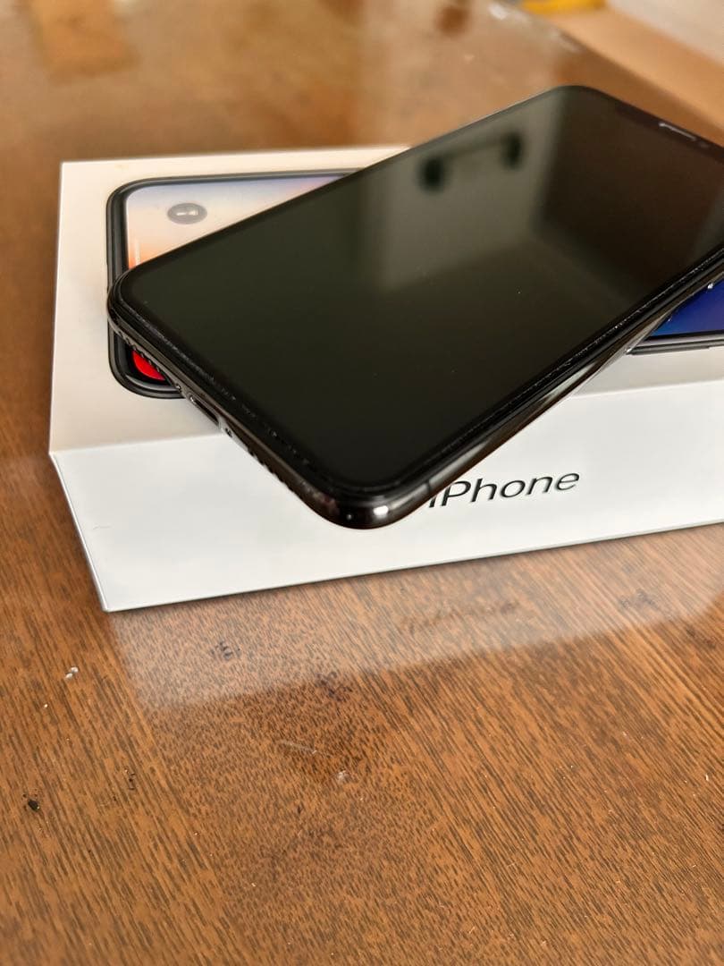 Apple iPhone X ブラック 本体 箱付き