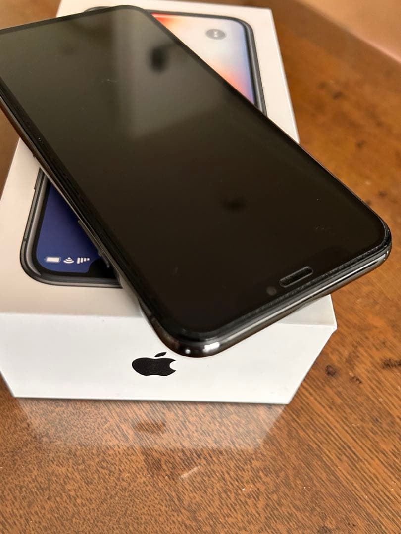 Apple iPhone X ブラック 本体 箱付き