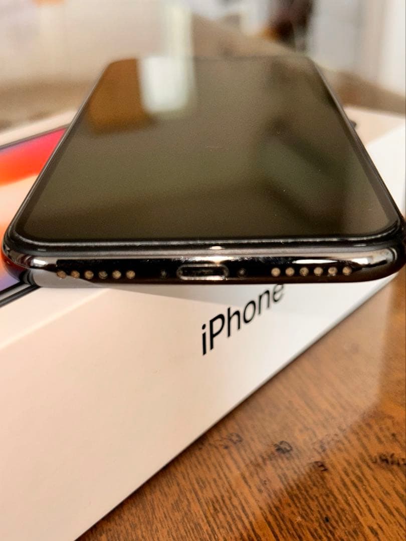 Apple iPhone X ブラック 本体 箱付き