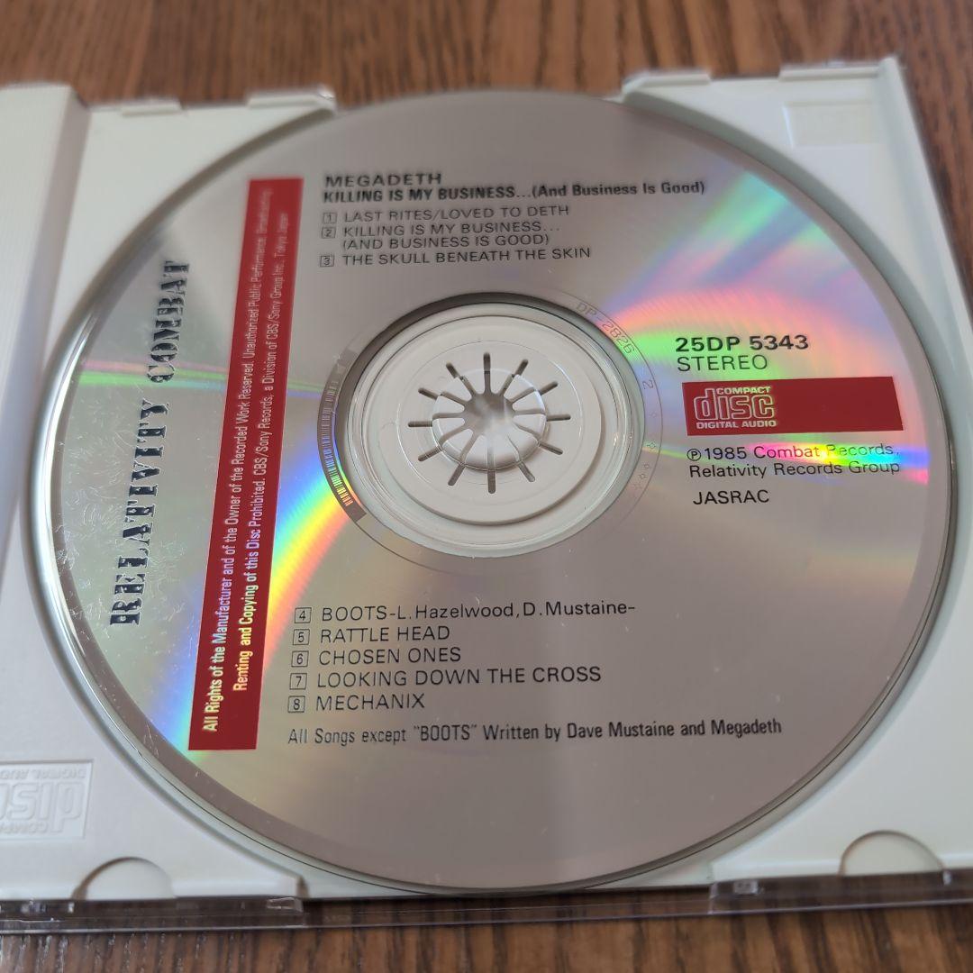 洋楽 MEGADETH / KILLING IS MY BUSINESS...