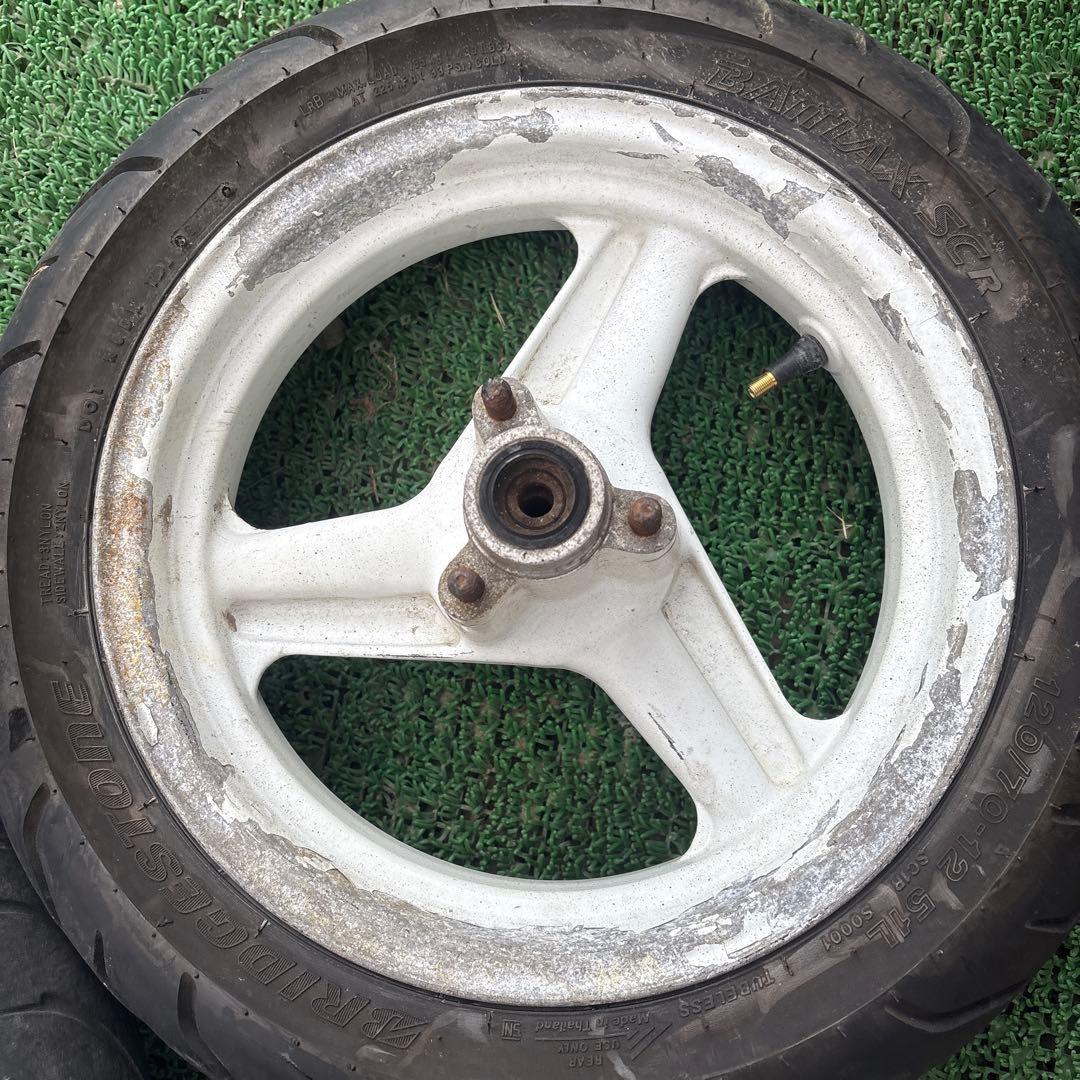 ホンダ NSR50 前後ホイール 3本スポーク