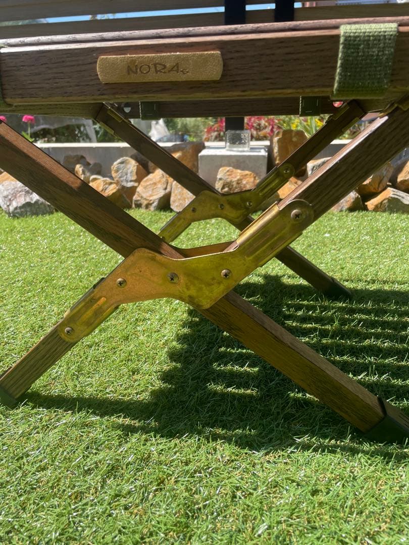 h*a様 NORAs サイドテーブル　ミリタリー使用　真鍮金具　限定