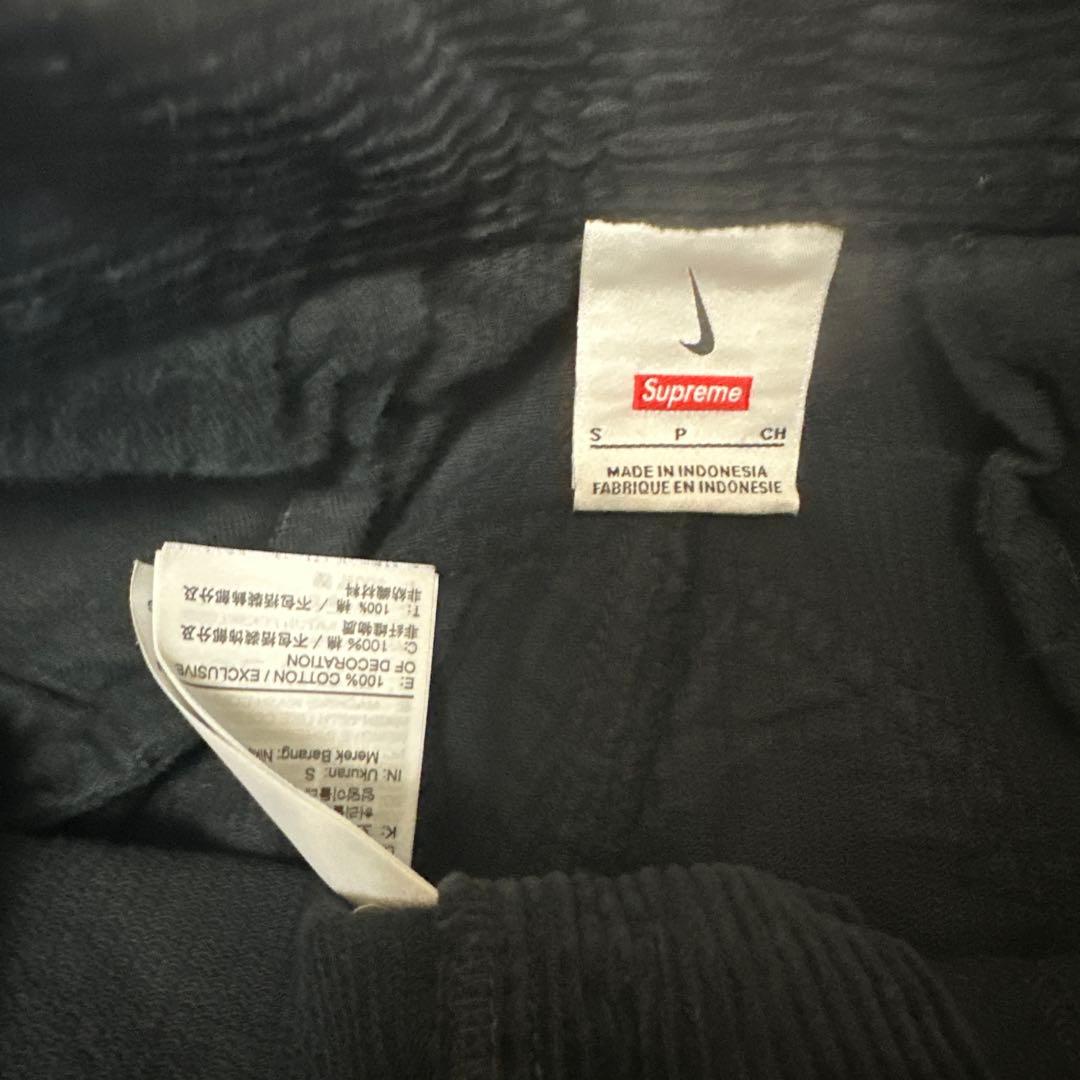 Supreme Nike ブラックカーゴパンツ コーデュロイ Sサイズ