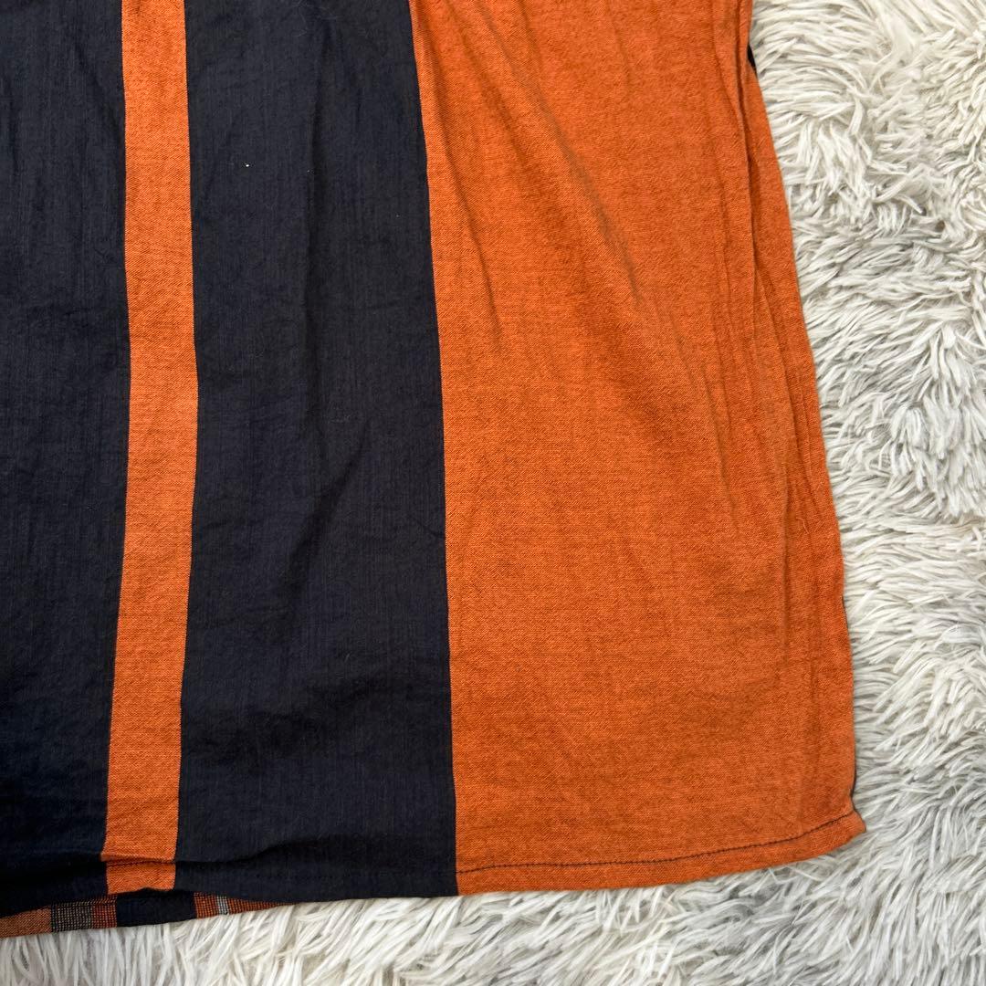 【美品】tamaki niime fuwa-T LONG ラウンドネック 平織り