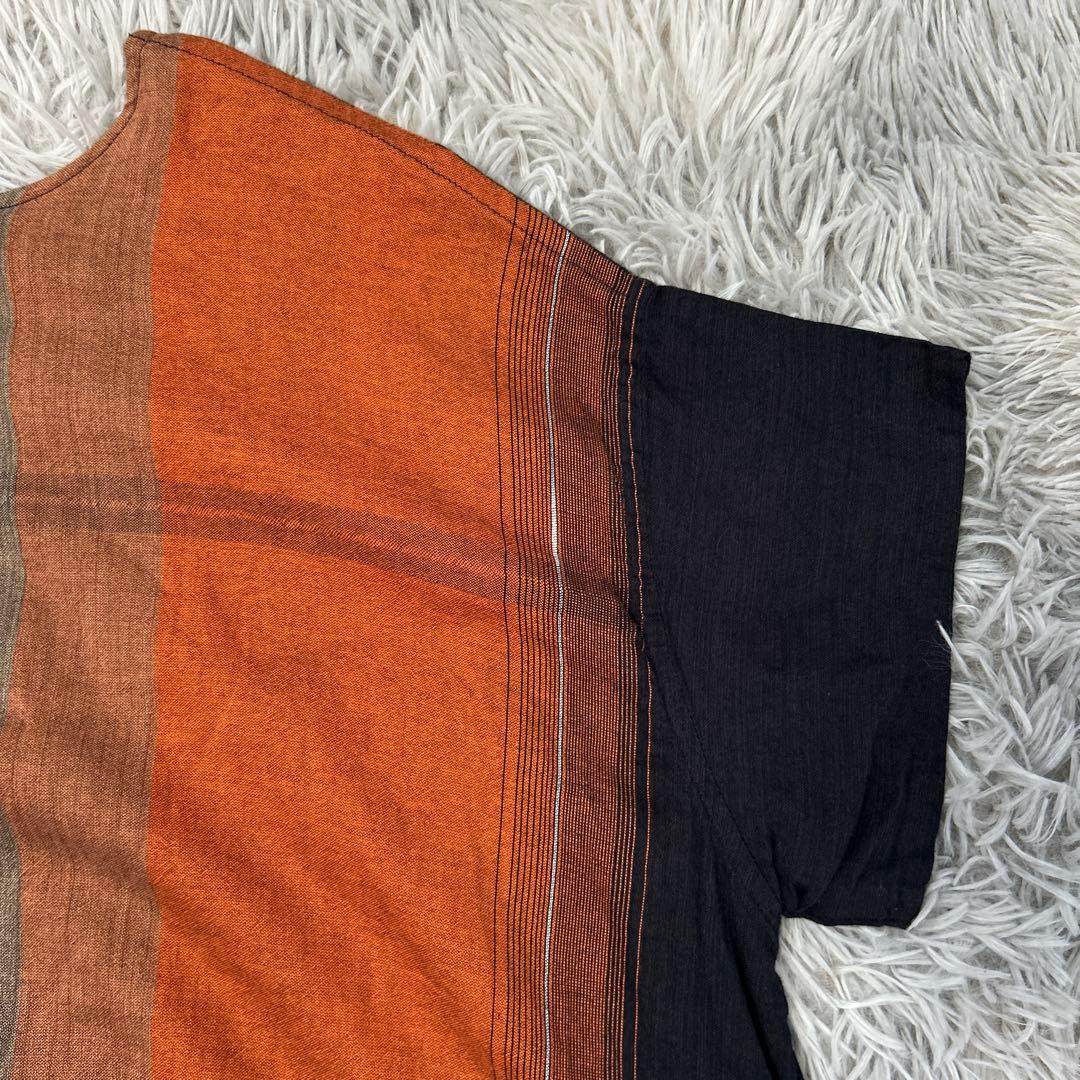 【美品】tamaki niime fuwa-T LONG ラウンドネック 平織り