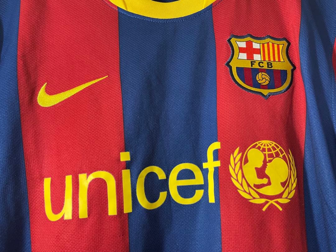 【正規品】バルセロナ　10/11ホームレプリカ長袖