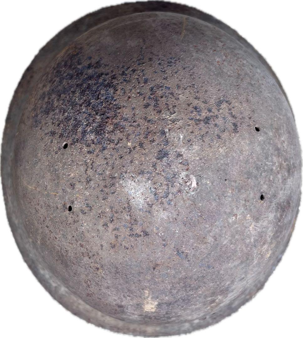 希少 日本軍 九八式鉄帽 五芒星 星章付き 当時物 鉄兜 ラスト一点 骨董 実物