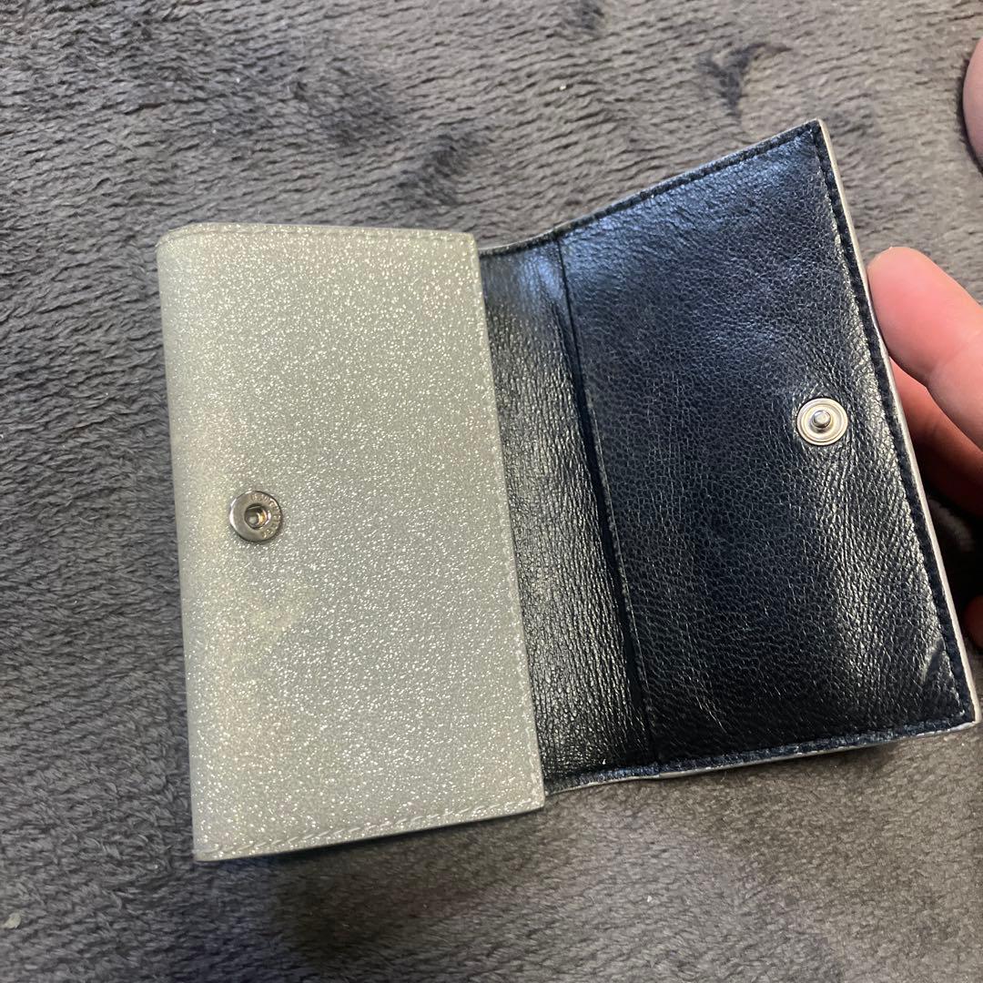 バレンシアガ　キーケース　グリッター　キーリング　ラメ　ストラップ　キーホルダー