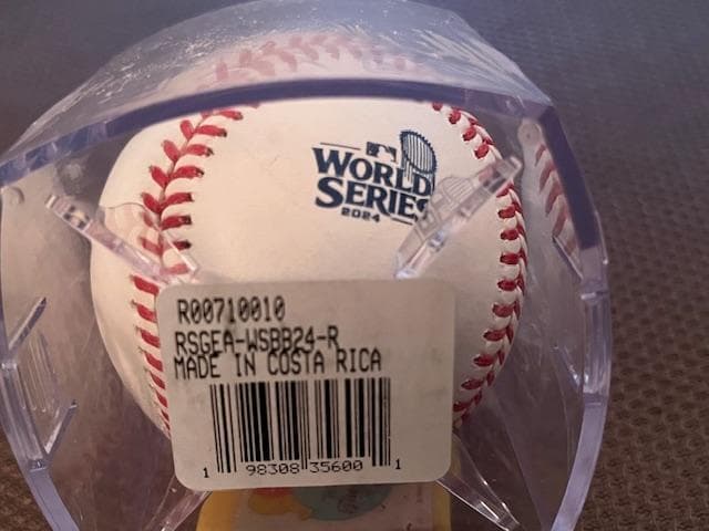 大谷翔平 2024 ワールドシリーズMLB公式使用球専用ケース入限定品