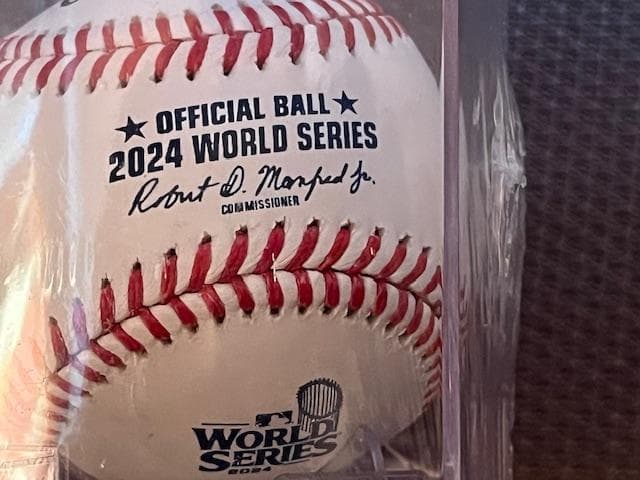 大谷翔平 2024 ワールドシリーズMLB公式使用球専用ケース入限定品