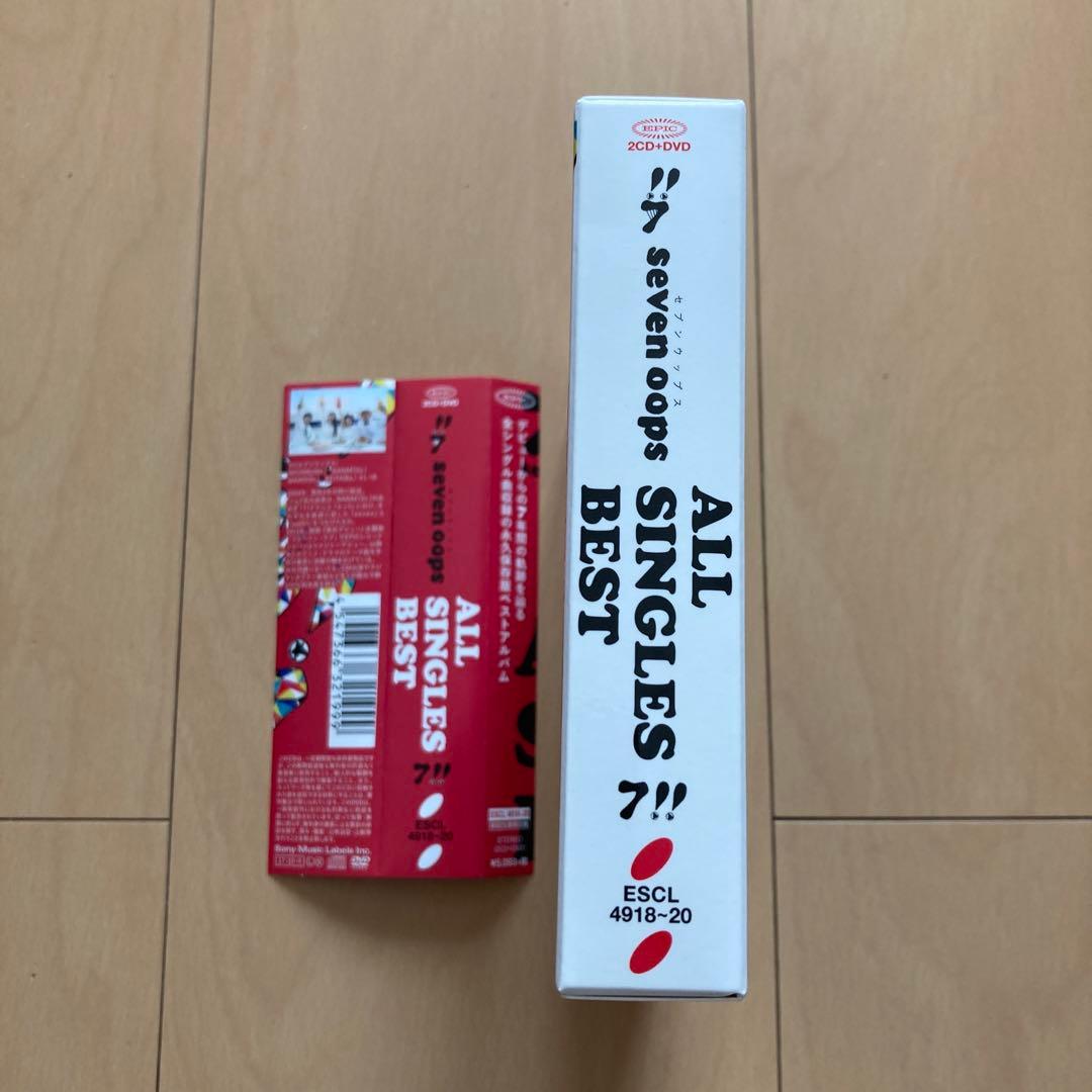 【即購入ok!!】7!! seven oops ベストアルバム 初回DVD付