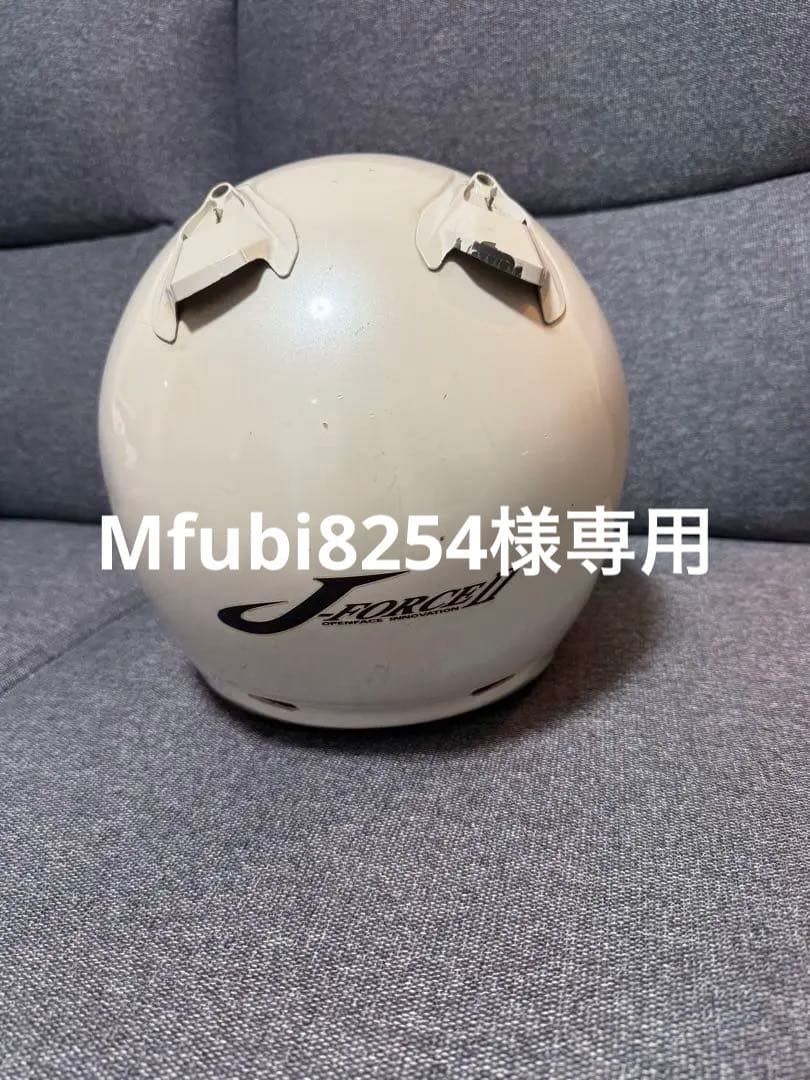 SHOEI ホワイト ジェットヘルメット ミラーシールド