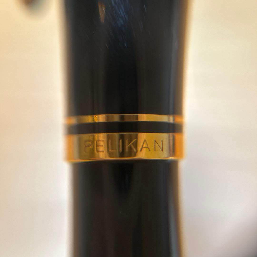 ペリカン　k800 ボールペン　w-germany ブラック　金属天冠