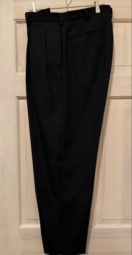 HEUGN Geoge GABA 黒スラックス コモリmaatee&sons