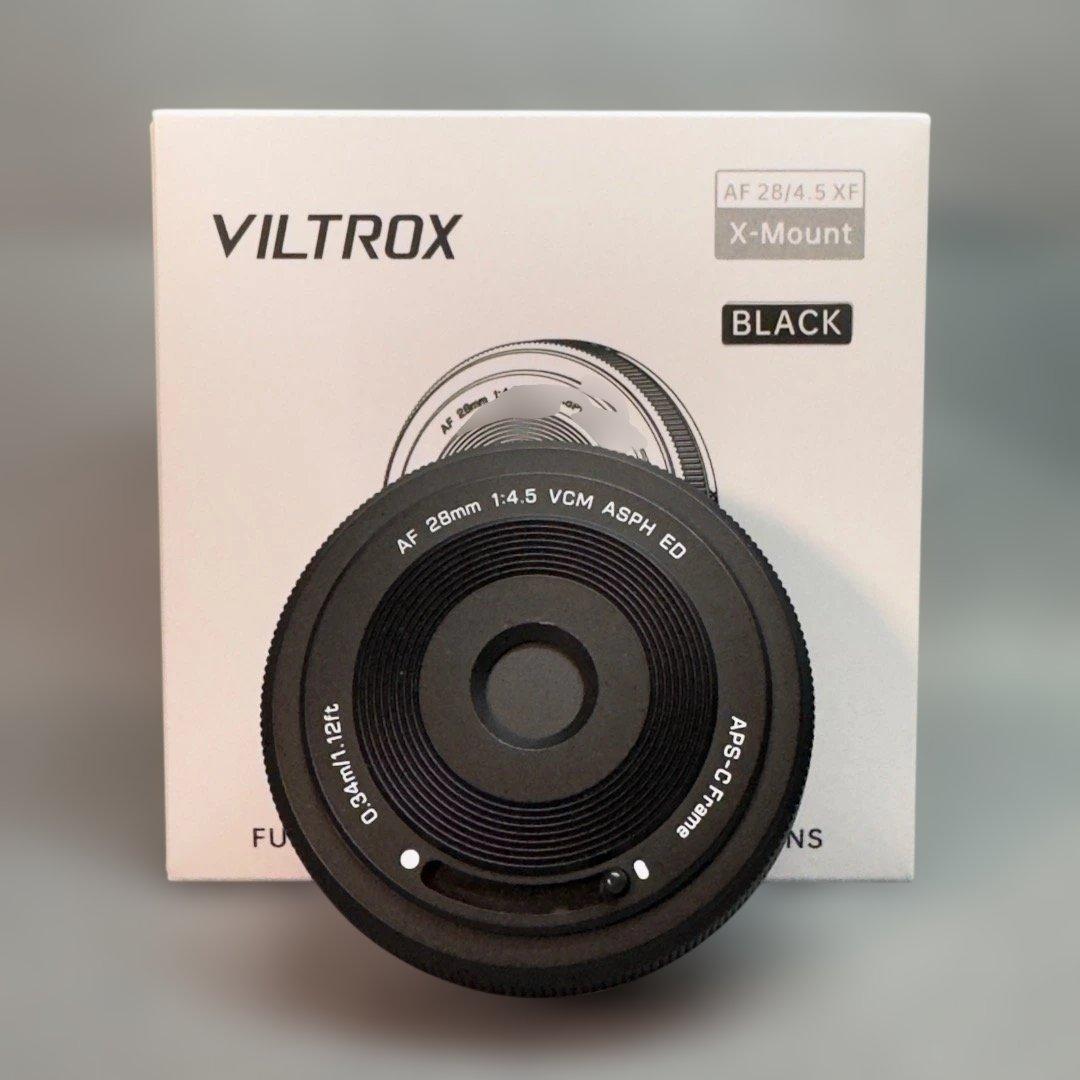 VILTROX AF 28/4.5 XF (Xマウント・単焦点パンケーキレンズ)