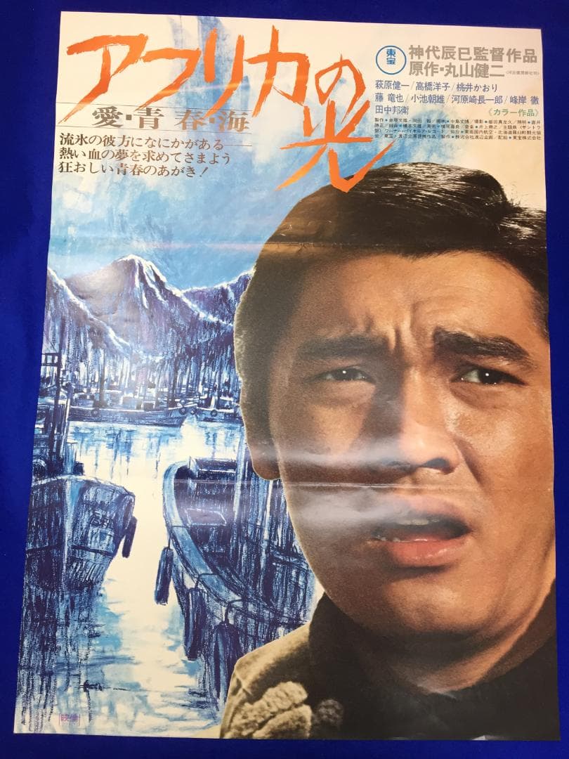 03643『アフリカの光』B2判映画ポスター非売品劇場公開時オリジナル物