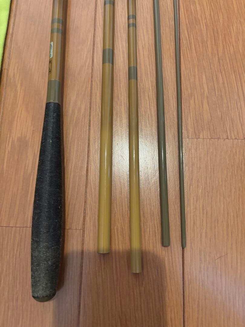 初代龍聖15 ヘラブナ竿 5本組 専用ケース付き