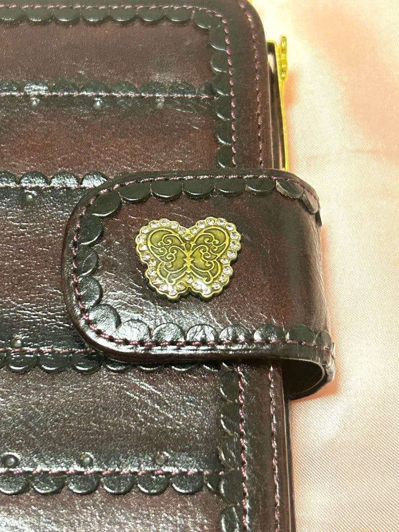 ANNA SUI ボールペン付き手帳カバー　手帳ケース 　蝶　アナスイ