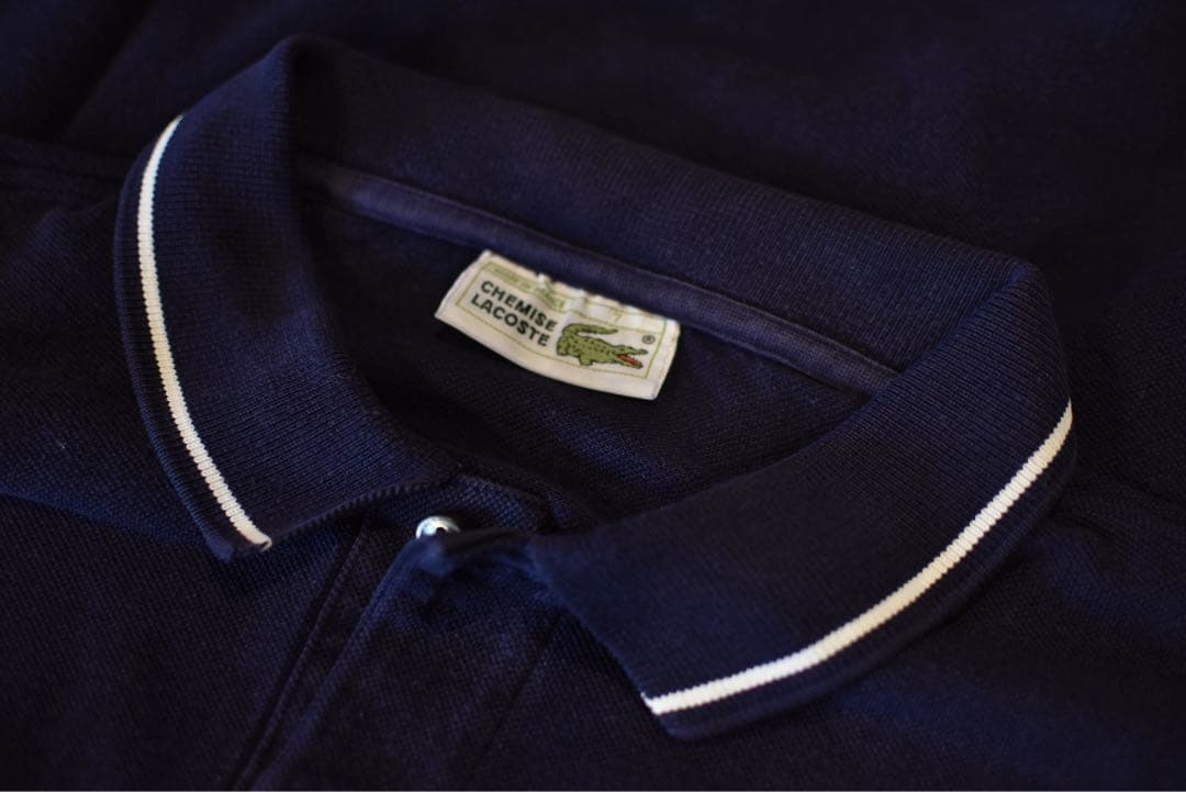 French Lacoste フランス製 ヴィンテージ ネイビー
