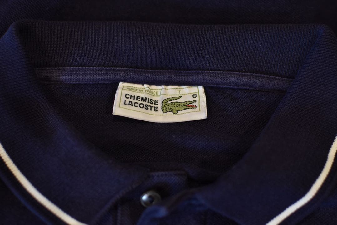 French Lacoste フランス製 ヴィンテージ ネイビー