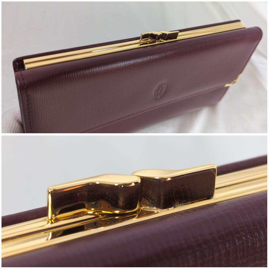 【未使用級】 カルティエ マストライン がま口 長財布 付属品完備