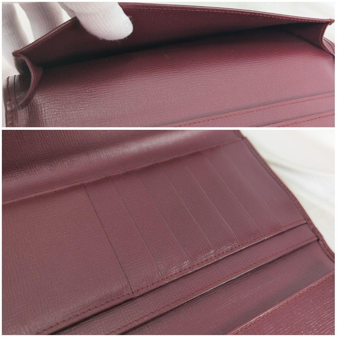 【未使用級】 カルティエ マストライン がま口 長財布 付属品完備
