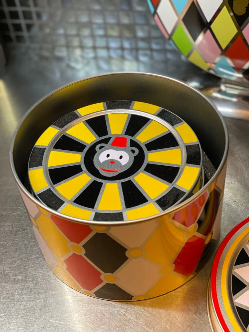 2日間限定価格　アレッシィALESSI ブリキの箱3個セット